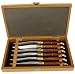Kitchen & Housewares : Laguiole Brazilian Rosewood handles steak knife set ~ 6 steak knives