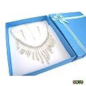 Deluxe Rhinestone Necklace & Earring Set (C) ~ Elegant Rhinestone Jewelry & Accessories ~ Great Gift Idea!