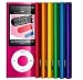 Micropix - 8GB MP4 PAYER 5TH GEN WITH FM RADIO AND WHEEL WITH VIDEO CAMERA & 30 PIN IPOD DOCK CONNECTOR - COLOURS AVAILABLE - BLUE, BLACK, PURPLE, SILVER, RED, PINK