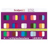 Sculpey III Polymer Clay Color Sampler, Multicolor