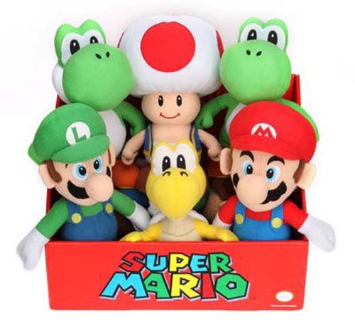 Nintendo 6 Plush MarioBrothers Assortment - Wave 2