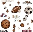 RoomMates RMK1001SCS Play Ball Peel and Stick Wall Decals