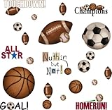 RoomMates RMK1001SCS Play Ball Peel and Stick Wall Decals