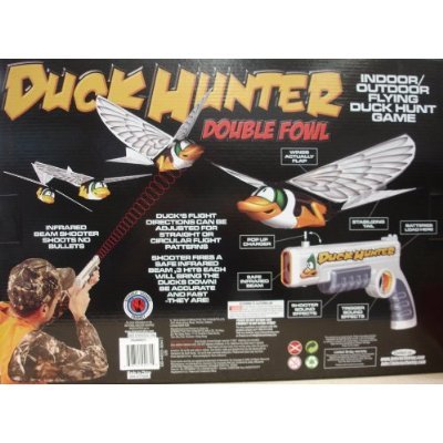 Interactive Toy Concepts Duck Hunter Indoor DOUBLE Flying Fowl Hunting Game