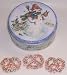 Scott's Cakes 1 lb. Dark Chocolate Covered Pretzel with Rainbow Jimmies in a Classic Snowman Tin