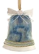 3" Crystal Elegance Winter Scene Bell-Shaped Christmas Ornament