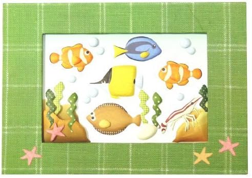 Fukusan Deco Craft Embossing Paper Kit Paper Frame - Ocean Friends [Toy] (japan import) by Fukusan