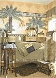 Out of Africa Crib Bedding, 5 piece set with Pillow by Glenna Jean