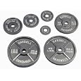 480 Pound Olympic Weight Set with Bar and Collars