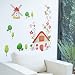 Windmill - Medium Wall Decals Stickers Appliques Home Decor