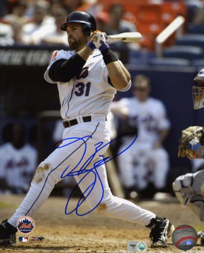 Mike Piazza Autographed Photograph | Details: New York Mets, 8x10