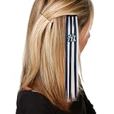MLB New York Yankees Ladies Black-White Sports Extension Hair Clips