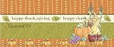 Thanksgiving Placesetting Candy Bar
