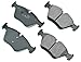 Akebono EUR946 Euro Ultra Premium Ceramic Disc Brake Pad Kit, GREY