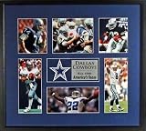 Dallas Cowboys "America's Team" Super Bowl Patch Display - Framed/Matte (Blue or White)