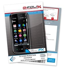atFoliX FX-Clear Displayschutzfolie f�r Nokia 5800 XpressMusic