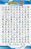 Posters: Pokemon Poster - Sinnoh Region (36 x 24 inches)