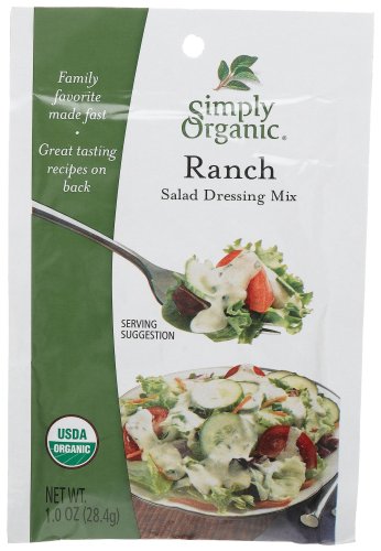 Simply Organic Dressing Mix, Ranch,1.0-Ounce Packets (Pack of 24) by Simply Organic