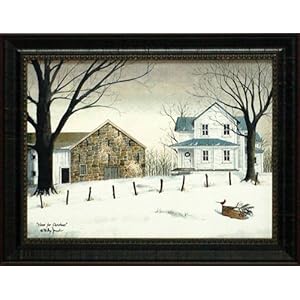 Home For Christmas by Billy Jacobs 15x19 framed artwork country print