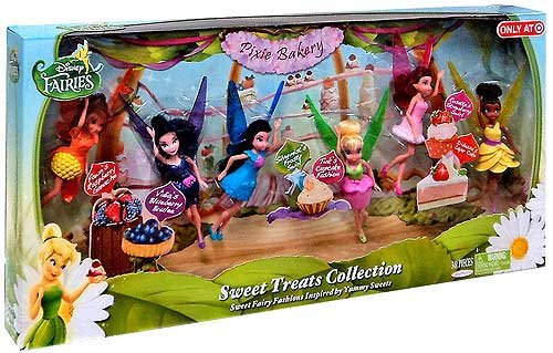 Disney Fairies Exclusive 4.5 Inch Doll 6-Pack Sweet Treats Collection [Vidia, Fawn, Tink, Silvermist, Rosetta & Iridessa]