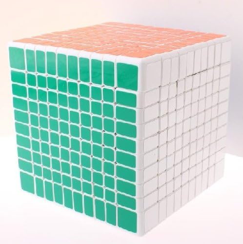 Magic Cube Puzzle White 2x2x2 3x3x3 4x4x4 5x5x5 6x6x6 7x7x7x7 8x8x8 9x9x9 10x10x10 (10x10x10)
