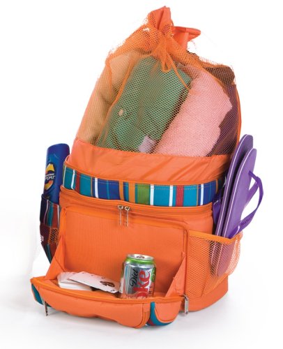 Picnic Plus Playa Convertible Cooler, Orange Stripe