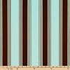 54'' Wide Premier Prints Accord Stripe Brown/French Blue Fabric By The Yard