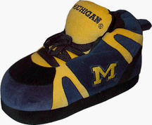 Michigan Wolverines Original Comfy Feet Slippers (Size XX-Large)