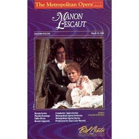 Puccini - Manon Lescaut / Levine, Scotto, Domingo, Metropolitan Opera [VHS]