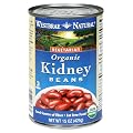 Westbrae Natural Vegetarian Organic Kidney Beans, 15 Ounce Cans (Pack of 12)