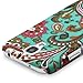 Fosmon MATT Series Rubberized Case for Samsung Galaxy S4 IV - i9500 (Vintage Paisley)