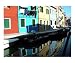 Hanging Laundry Alongside a Burano Canal Places Photographic Poster Print by Donna Co...