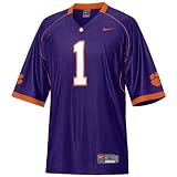 Nike Clemson Tigers #1 Purple Replica Football Jersey