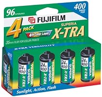 Fujifilm 1014258 Superia X-TRA 400 35mm Film -4 Pack