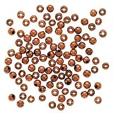 Real Copper Little Round Beads 2.4mm (100)