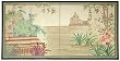 Asian D&eacute;cor & Gifts - 36" x 72" Lush Garden Brush Art Oriental Wall Screen Painting