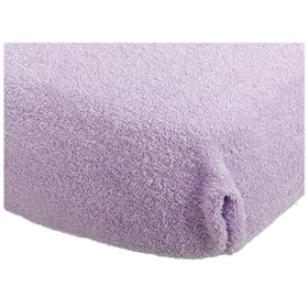 100% Cotton Terry Contour Changing Pad Cover - Lavender