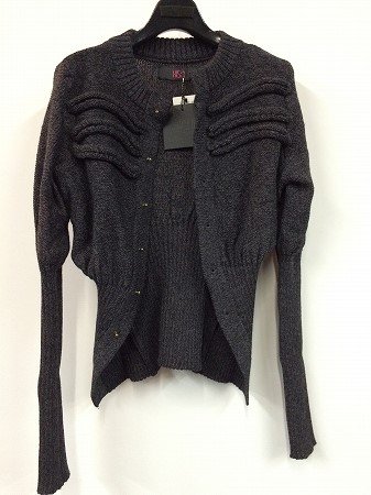 HISUI/ニットカーディガン（黒）SIZE（Ｍ）