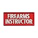 Firearms Instructor Morale Hook Fastener Patch (3.5 X 1.5 FR4)