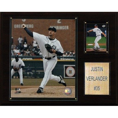 MLB Detroit Tigers Justin Verlander Photo Player Plaque