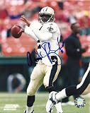 AARON BROOKS,NEW ORLEANS SAINTS,VIRGINIA,SIGNED,AUTOGRAPHED,8X10 PHOTO,COA, RARE HARD PHOTO TO FIND