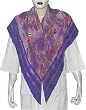 Hand Painted Silk Square Hair Scarf 44 x 44 inches (sqsrf073)