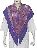 Hand Painted Silk Square Scarves Women's Accessory 44 x 44 (sqsrf073)
