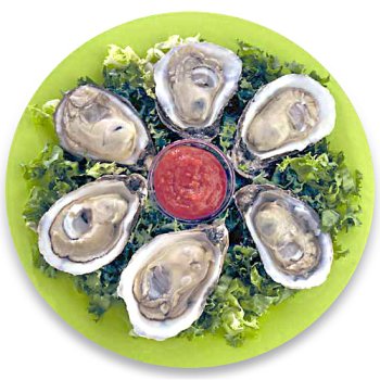 The Crab Place In Shell Chesapeake Bay Oysters, 1 Dozen