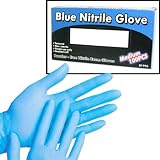 100 Pc Nitrile Blue Gloves Medium