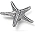 Laurey 56760 Oceana Starfish 3-Inch Diameter Knob, Silverado
