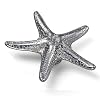 Laurey 56760 Oceana Starfish 3-Inch Diameter Knob, Silverado