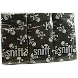 Black skulls pirate 6 Pack Novelty Sniff Sniff Tissues (10 per pack) 4 ply unscented