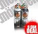 Graffiti Spray Paint 6 x Monstercolors Premier Range Special Offer!