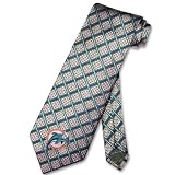 MIAMI DOLPHINS NeckTie NFL Football SILK WOVEN Men's Neck Tie NEW